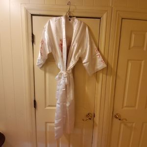 Chinese long kimono Satin robe